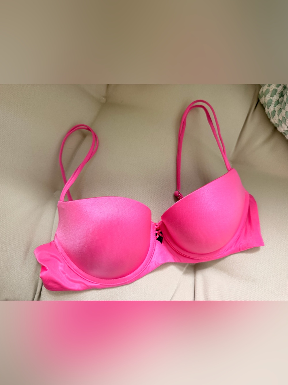 Victoria's Secret Hot Pink Padded Push-Up Bra